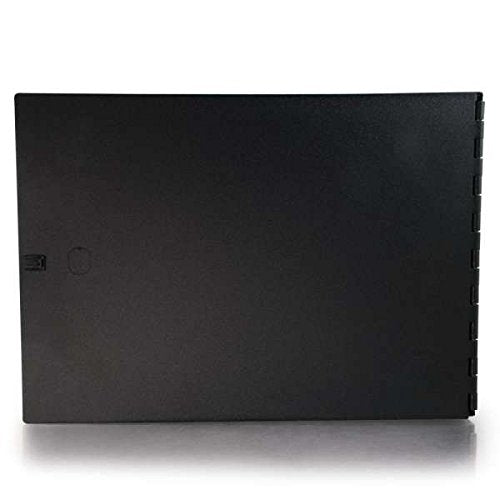 C2G 39106 Q Series 2 Panel Wallmount Box, Taa Compliant, Black (Made In The Usa)