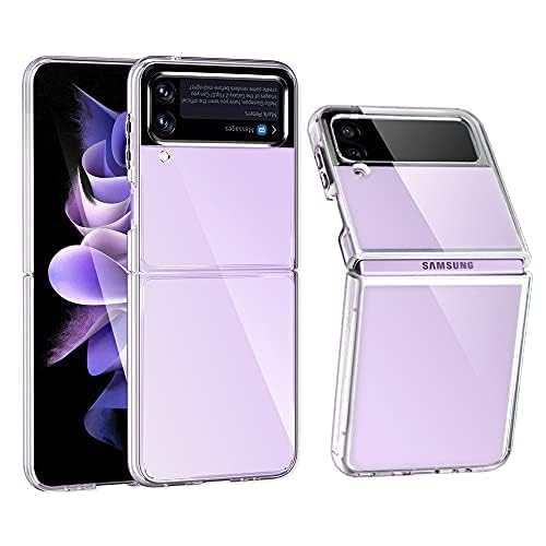 Ziulqik For Samsung Galaxy Z Flip 3 Case, Clear Shockproof Zflip3 Phone Cover, Slim Thin Protective Silicone Cases For Flip3 5G