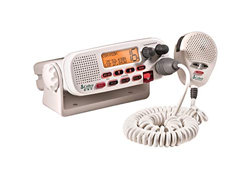 Cobra Mr F45 D Fixed Mount Vhf Marine Radio     25 Watt Vhf, Submersible, Lcd Display, Noise Cancelling Microphone, Noaa Weather