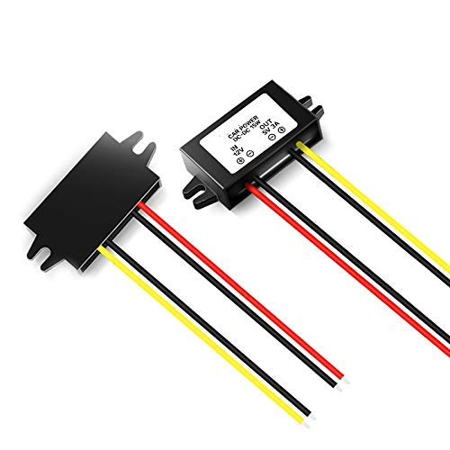 Magnolian 2 Pack Car Led Display Power Supply 12V To 5V 3A Dc/Dc Buck Converter Module