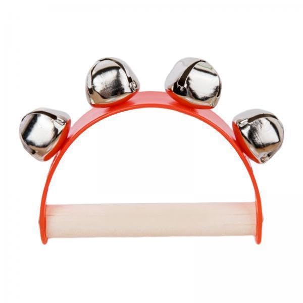 CALANDIS 3xWooden Handbell Percussion Instrument Educational Toys for Game Holiday Red | Tambourines | Hand Percussion | Percuss