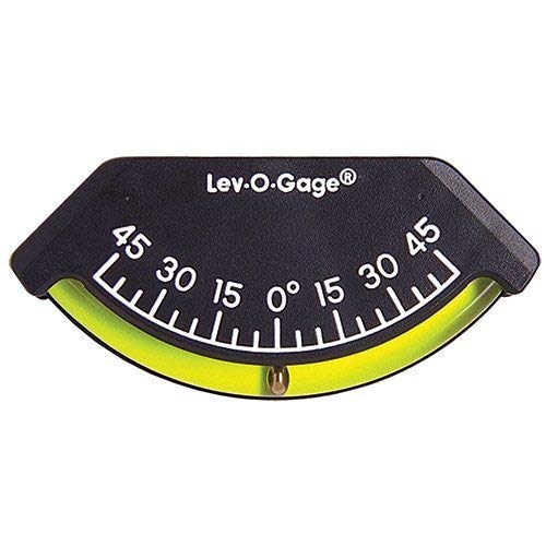 Sun Company Lev O Gage Heel Angle Sailing Clinometer (Marine Model) | Mounts On Bulkhead Of Boat