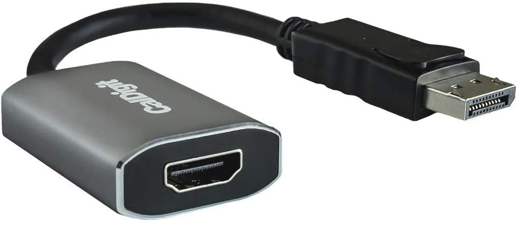 Caldigit Displayport To Hdmi Active Adapter (Uni Directional Dp 1.2 Male To Hdmi 2.0 Female) 4K 60Hz Uhd (3840 X 2160), High Ref