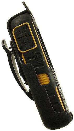 Nakedcellphones New Black Spring Clip Belt Holster Rotating Case For Sprint Sonim Xp Strike Xp3410, Telus/At&T Bolt Xp5560, Bel