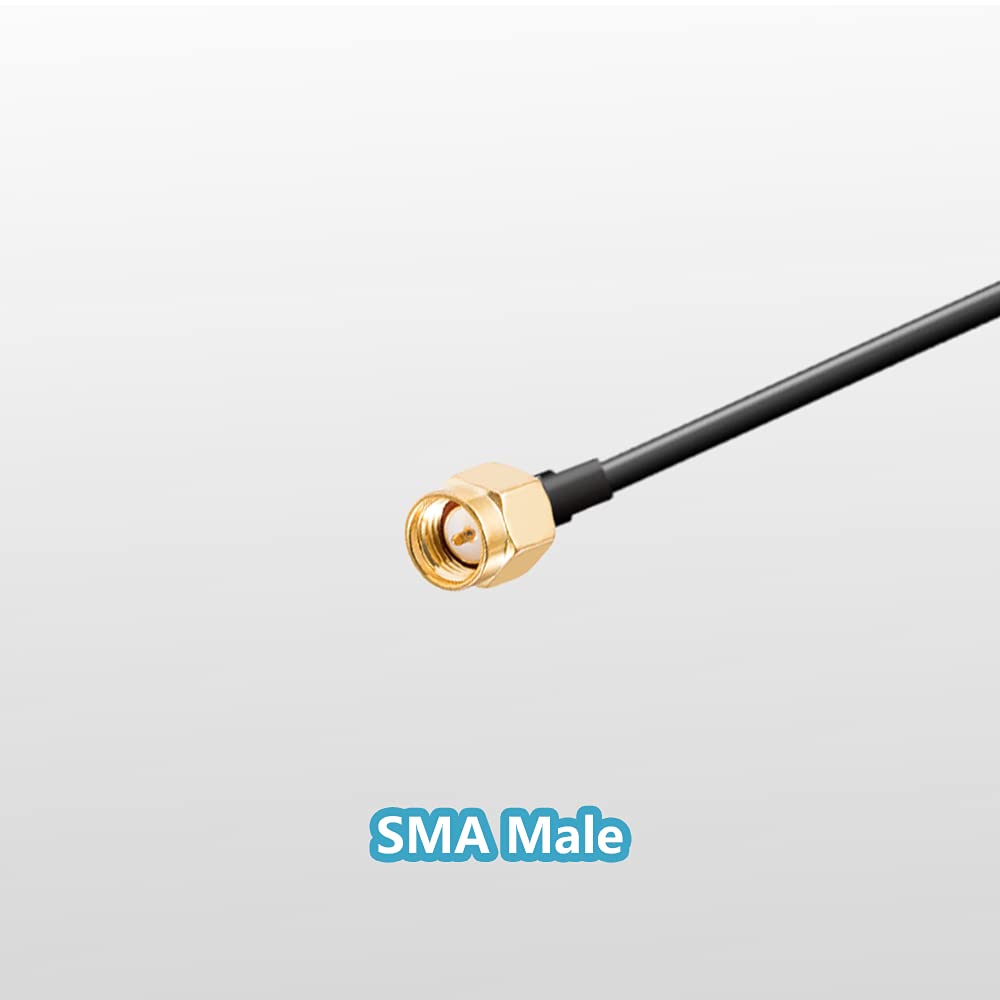 Pobady 433 Mhz Antenna 3Dbi Sma Male Adapter 3M Rg174 Cable Magnetic Base Omni Direction For Raspberry Pi Nfc Gsm Ism Cul Usb Cc