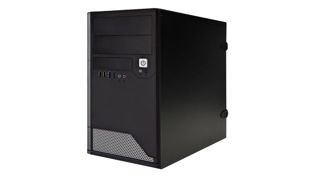 Inwin Em048 Mini Tower Chassis Configured Up To 7 Drive Bays Supports Micro Atx Tac 2.0 Thermal Solution Auxiliary Cooling Fan F