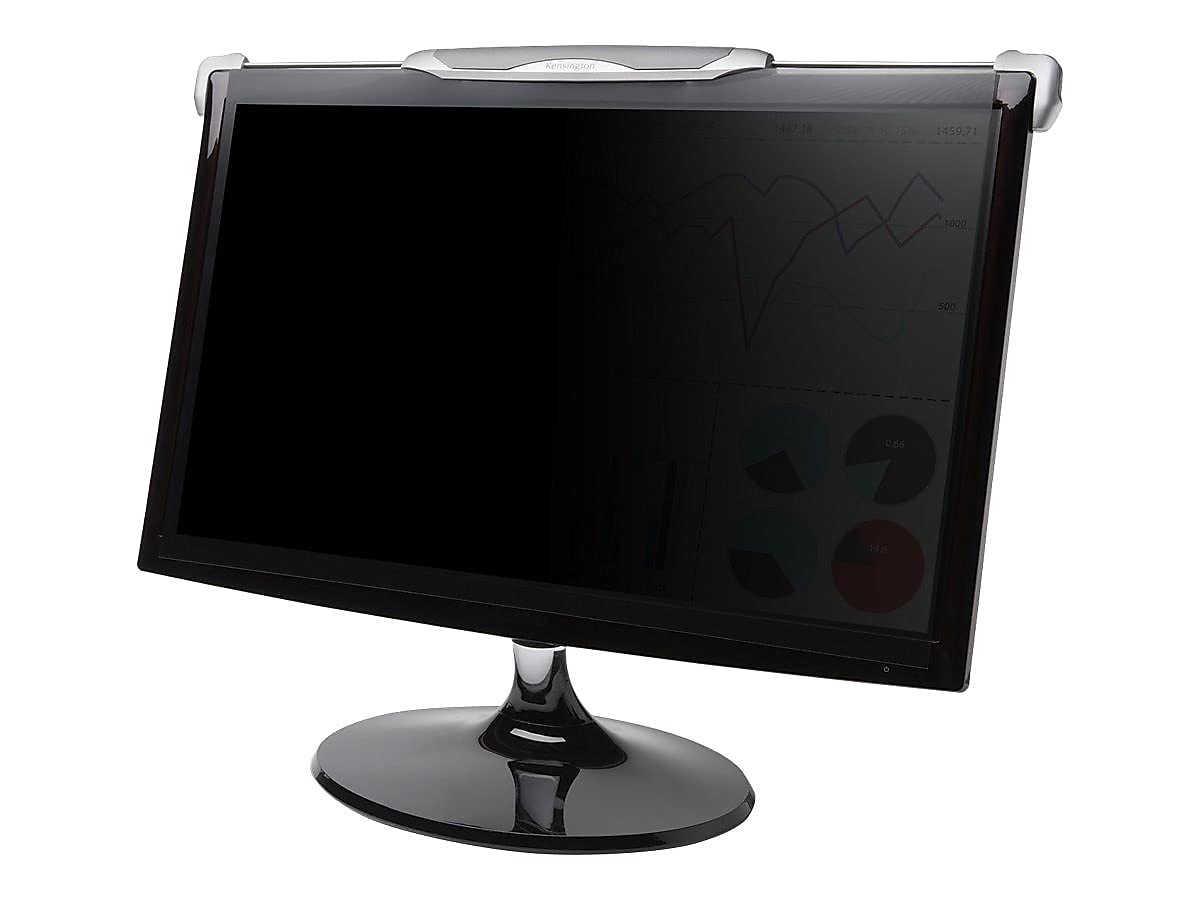 Kensington Fs240 Snap2 Privacy Screen For 22 Inch To 24 Inch Widescreen 16:10 And 16:9 Monitors (K55315Ww),Black
