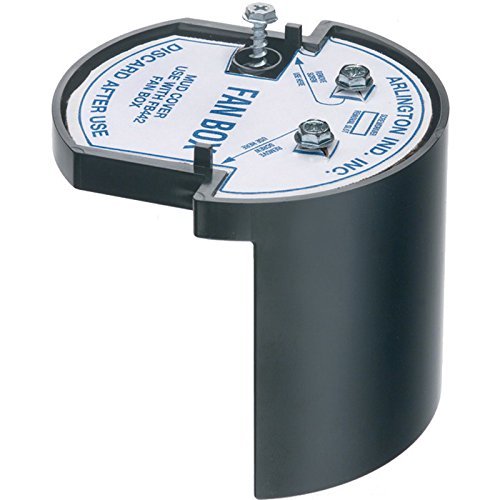 Arlington Fb443 Ceiling Fan/Fixture Mounting Box 4.250 Inch X 4.236 Inch X 5.071 Inch 18.3 Cubic Inch