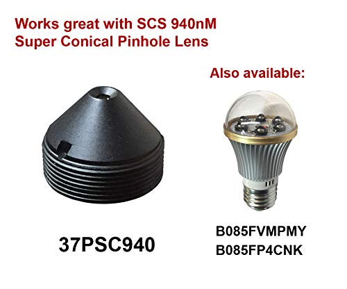 Scs Enterprises Total Invisible 940Nm Ir Lamp Board With Light Sensor (48 Black Led Illuminator Array) 30Ft Range, 120 Deg, 12Vd