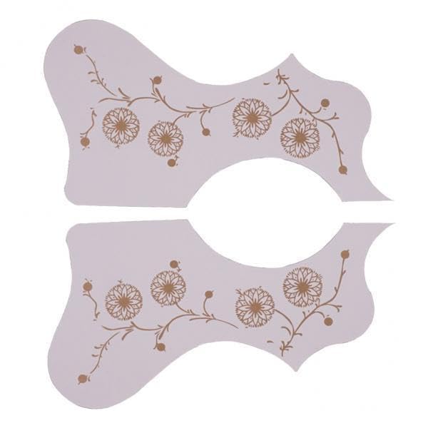 Heavenglow 2Xacoustic Guitar Pick Guard AntiScratch Plate Folk Guitar Left/Right White | Pickguards | Guitar Parts | Parts & Ac