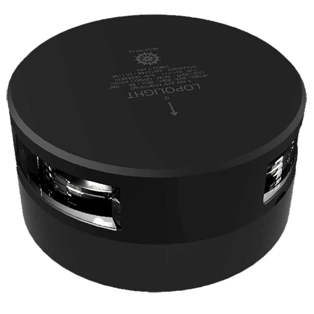 Lopolight Series 301-011 - Masthead Light - 5Nm - Horizontal Mount - White- Black Housing,WBAUVB0D752R4XH