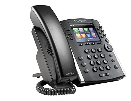 Plantronics Poly - Vvx 411 12-Line Voip Business Phone (Polycom) - Desk Phone With Handset - Poe - Power Supply Not Included - 3
