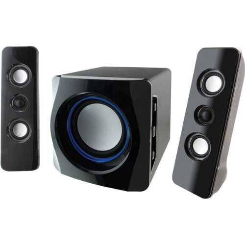 Ilive Bluetooth Speaker System With Built-In Subwoofer, 7.28 X 8.86 X 7.28 Inches, Black (Ihb23B)