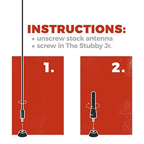 Cravenspeed Stubby Jr Antenna Compatible With Nissan Frontier 1998 2018 | 2 Inches | Short Antenna Replacement | Made In The Usa