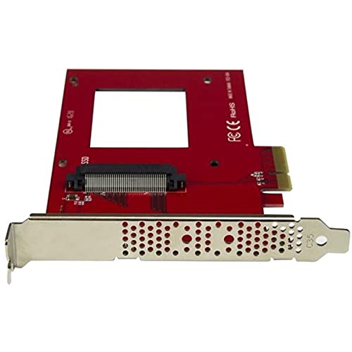 Startech.Com U.2 To Pcie Adapter - X4 Pcie - For 2.5 U.2 Nvme Ssd - Sff-8639 Pcie Adapter - U.2 Ssd - Pcie Ssd - U.2 Drive , Taa