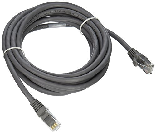 C2G 03970 Cat6 Cable   Snagless Unshielded Ethernet Network Patch Cable, Gray (12 Feet, 3.65 Meters)