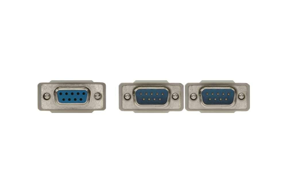 Sf Cable 1Ft Db9 Female To 2 Male Serial Rs232 Splitter Cable