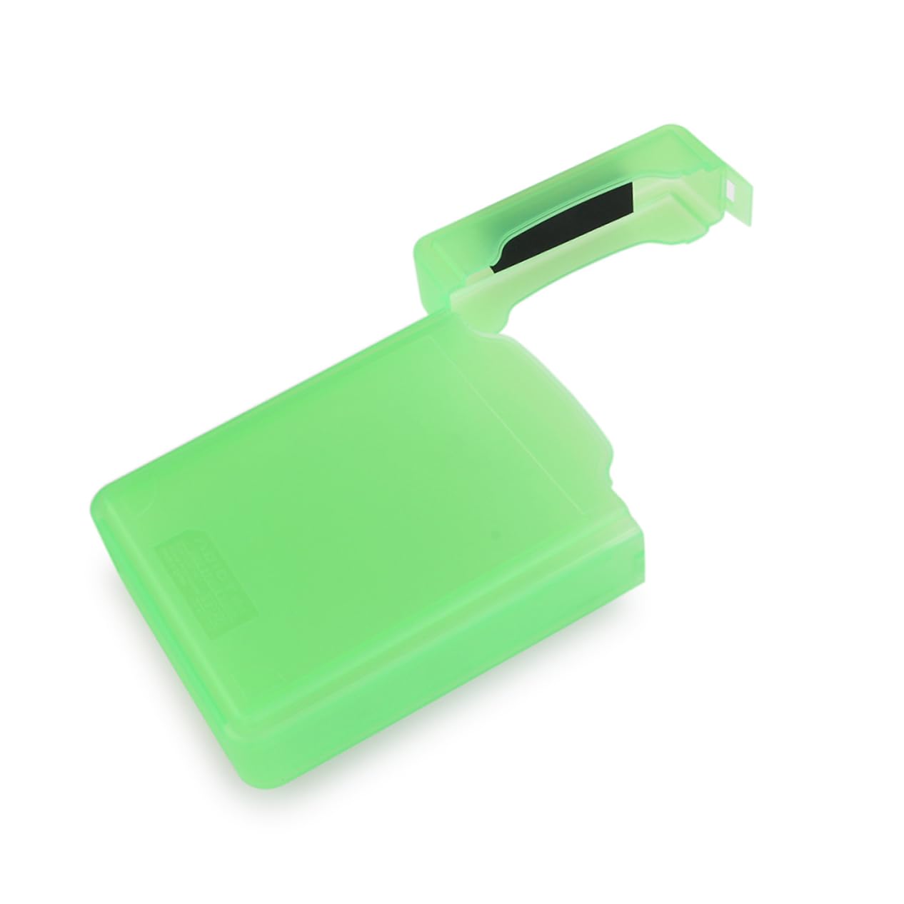 Angoily Hard Drive Protection Box Storage Case Dividers Lock Plastic Shockproof Antistatic