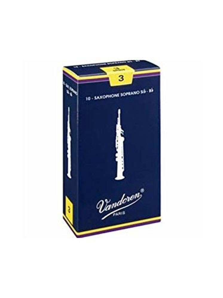 Vandoren Sr201 Soprano Sax Traditional Reeds Strength 1; Box Of 10