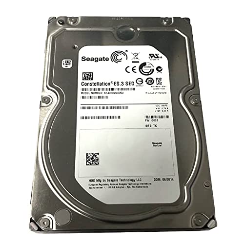 Seagate Constellation Es 4Tb 7200Rpm Sata 6Gb/S 128 Mb Cache 3.5 Inch Self Encrypting Internal Hard Drive St4000Nm0053