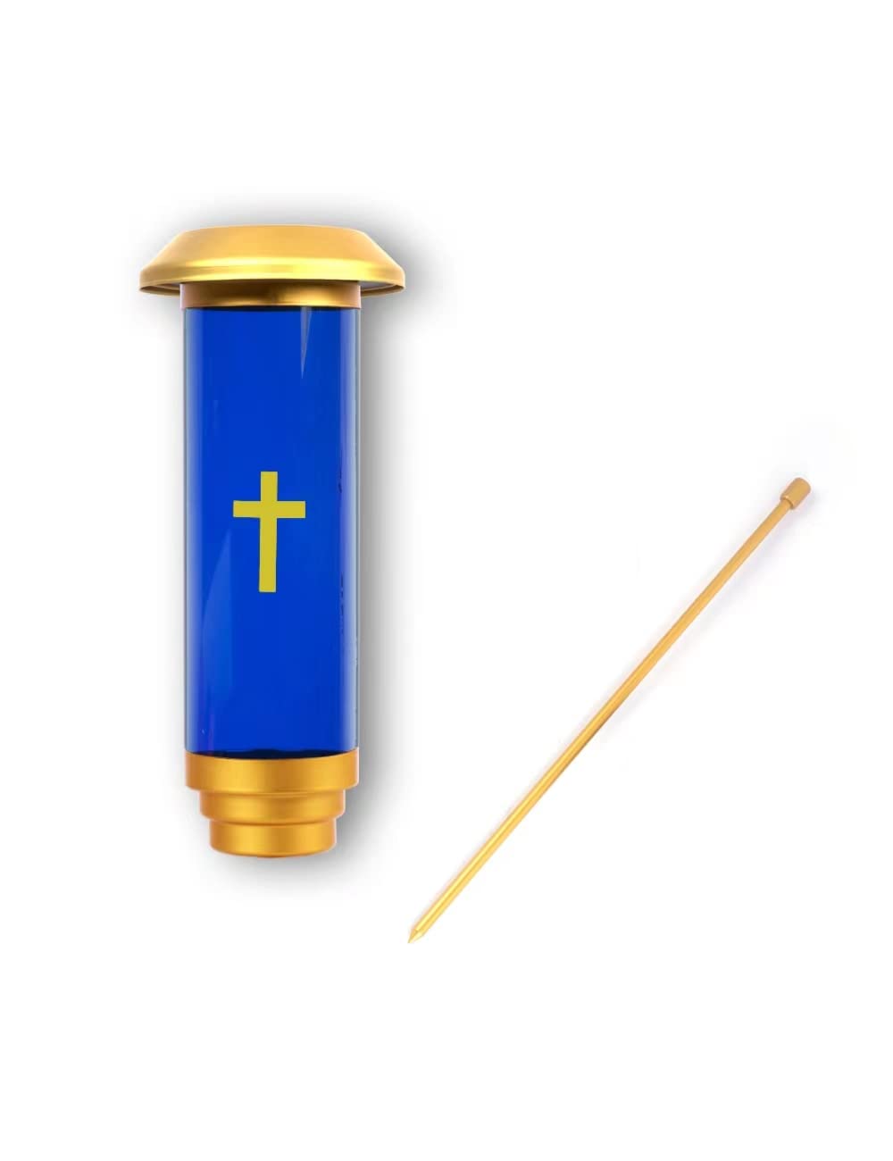 Mantensing Solar Lights For Cemetery,Solar Cross Cemetery Grave,Cemetery Candle Holder For Grave,Eternal Light Solar Powered Lig