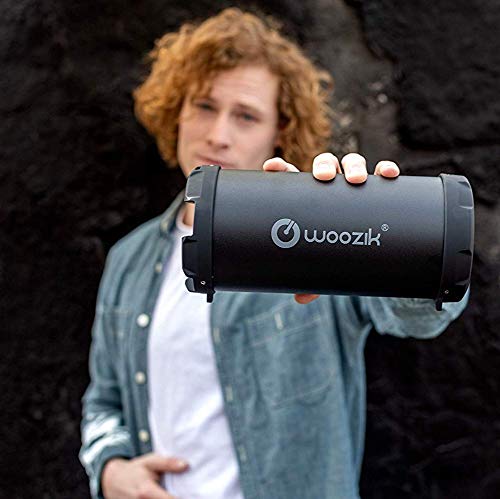 Woozik Rockit Go / S213 Bluetooth Speaker, Wireless Boombox Indoor/Outdoor With Fm Radio,Micro Sd Card, Usb, Aux 3.5Mm Support,