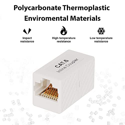 Iwillink Rj45 Coupler Ethernet Connector, Female To Female Rj45 Connector For Cat7 Cat6 Cat5E Cat5 Ethernet Cable, Extender Adap