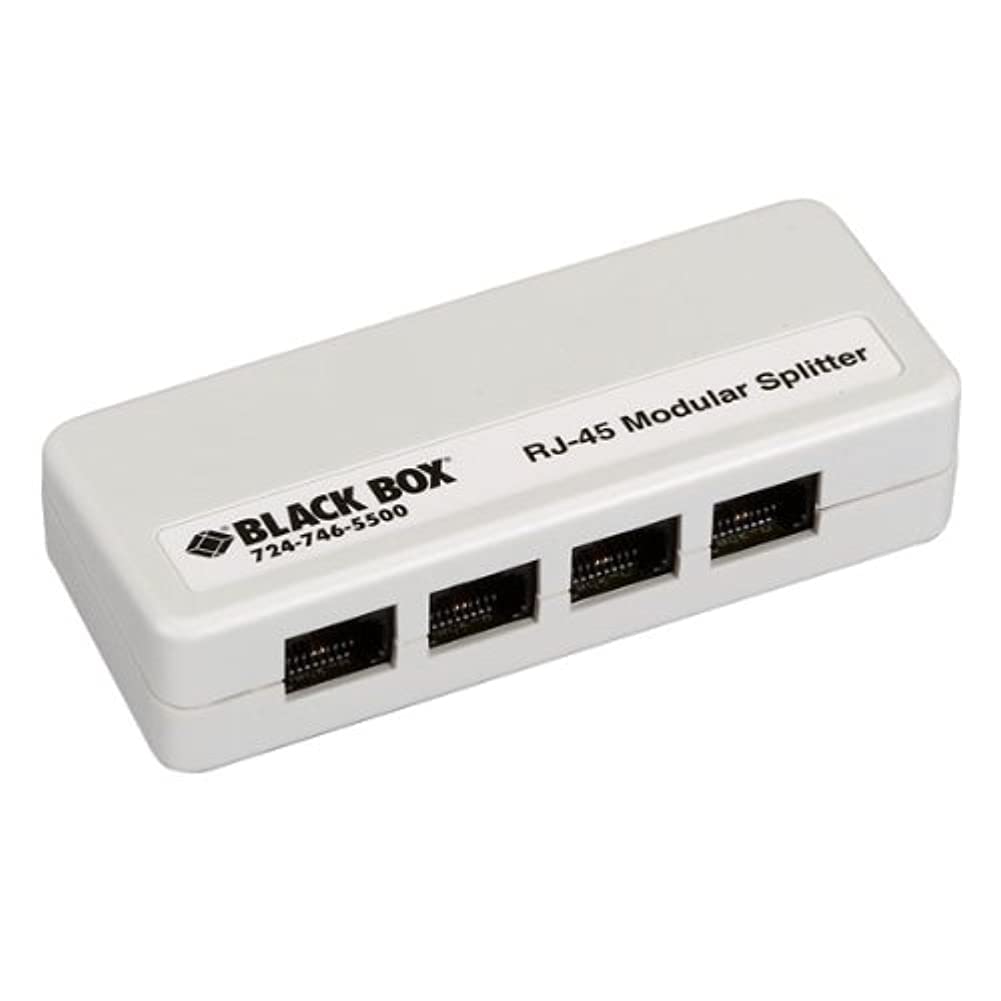 Black Box Rj45 Unshielded Mod Splitter 1R