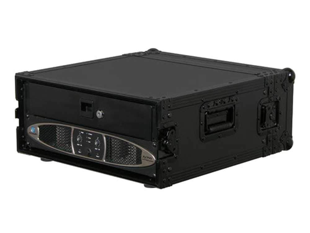 Black 4U Pro Amp Rack