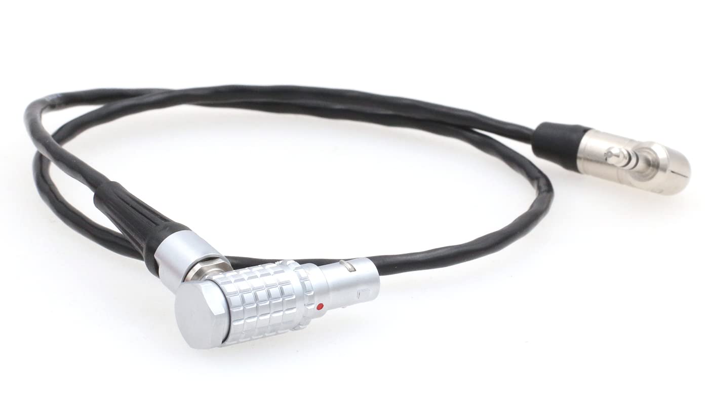 Zblzgp Tentacle Sync 3.5Mm To Right Angle Ext 9 Pin Timecode Cable For Red Komodo 6K Camera (Elbow 9 Pin)