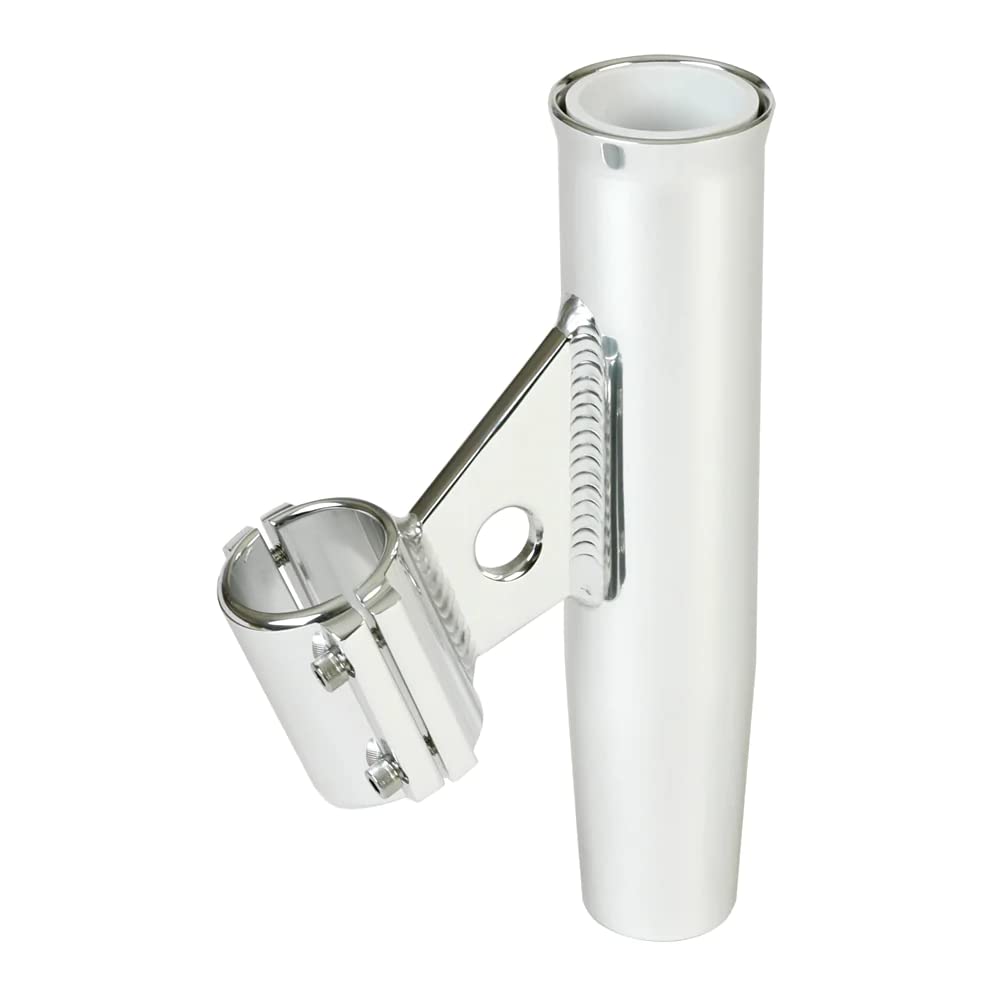 Lee'S Clamp On Rod Holder   Silver Aluminum   Vertical Mount   Fits 1.315'' O.D. Pipe