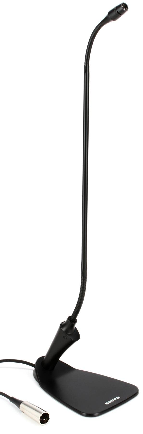 Shure Centraverse Cvg Gooseneck Microphone With Integrated Desktop Base   Black, Cardioid Condenser Mic With 18 Inch Neck And In