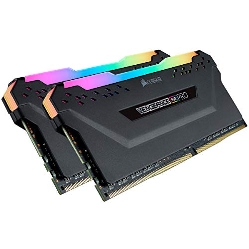 Corsair Vengeance Rgb Pro 16Gb (2X8Gb) Ddr4 3600 (Pc4-28800) C18 Amd Optimized Memory     Black