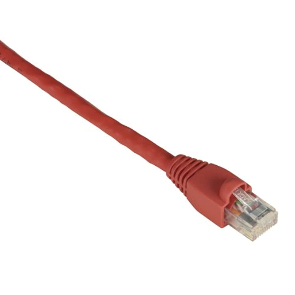 Black Box Evnsl643 0030 Gigatrue Cat6 Channel 550 Mhz Patch Cable (Utp), Snagless Boots, Red, 30 Ft. (9.1 M)