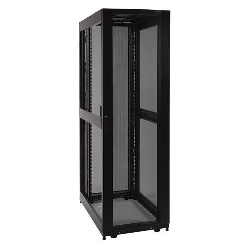Tripp Lite 42U Shallow Depth Rack Enclosure Cabinet With Doors & Side Panels, 3000 Lb. Capacity, Black (Sr42Ubsd)