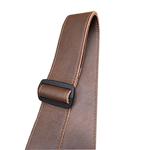 Ernie Ball Tri Glide Italian Leather Guitar Strap, Brown (P04135)