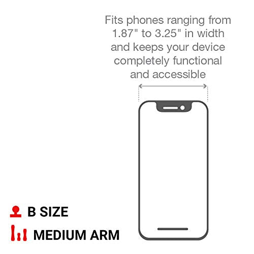 Ram Mounts X Grip Phone Mount With Ram Twist Lock Suction Cup Ram B 166 Un7U With Medium Arm For Vehicle Windshields