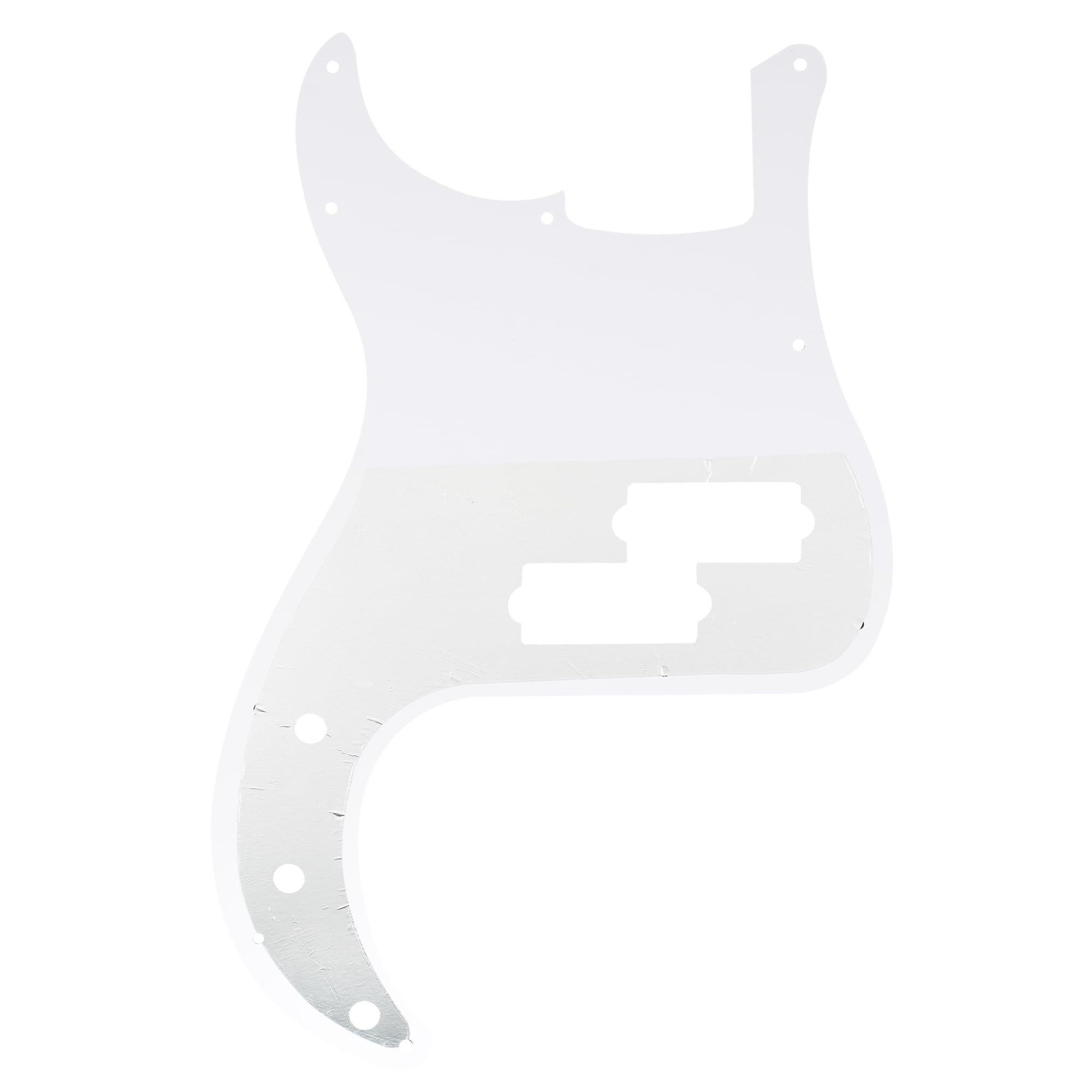 Musiclily P Bass Pickguard Precision Bass Pick Guards For 4 String American/Mexican Precision Bass Guitar, 4Ply Purple Pearl