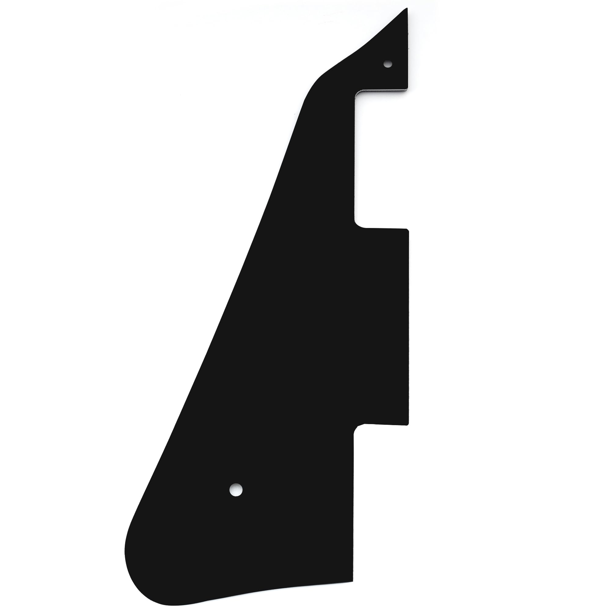 Musiclily Electric Guitar Pickguard Compatible With Usa Les Paul Modern Style,1Ply Black
