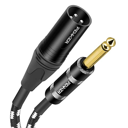 Penker 1/4 Inch Trs Cable To Male Xlr,6Ft Balanced Microphone Cable,Signal Interconnect Cable Quarter Inch To Xlr Patch Cable,Xl