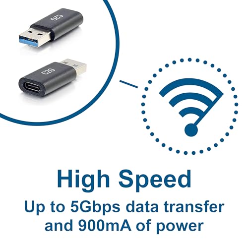 C2G Usb C Female To Usb A Male Superspeed Usb 5Gbps Adapter Converter