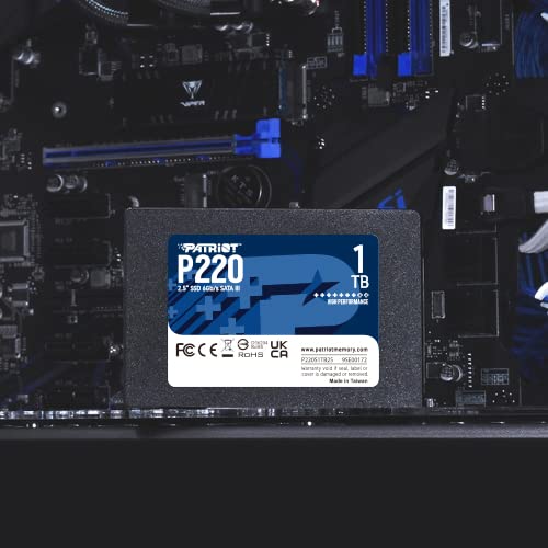 Patriot P220 1Tb Internal Ssd - Sata 3 2.5 - Solid State Drive - P220S1Tb25
