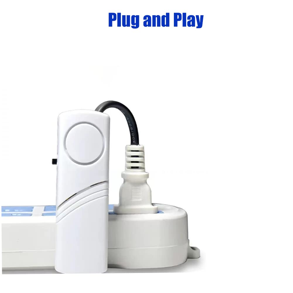 2Pcs Power Failure Alarm,Automatic Power Cut Failure Alerter,80Db Led Indicator Smart Alarm Warning Siren,Power Cut Alarm(Needs Aaa Battery,Not Included) (2Pcs Power By Aaa Battery)