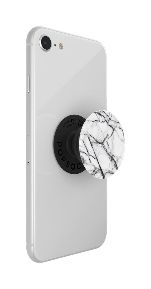 Popsockets: Phone Grip With Expanding Kickstand, Pop Socket For Phone   Dove White Marble