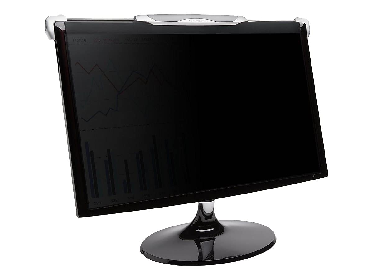 Kensington Fs240 Snap2 Privacy Screen For 22 Inch To 24 Inch Widescreen 16:10 And 16:9 Monitors (K55315Ww),Black