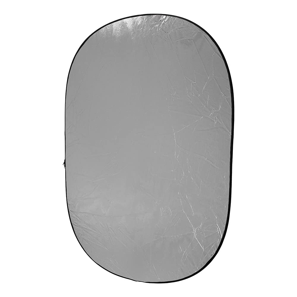 Fotodiox 40X60In 5 In 1 Collapsible Reflector Panel With Bag For Photography And Video   Black, Gold, Silver, Translucent, And W