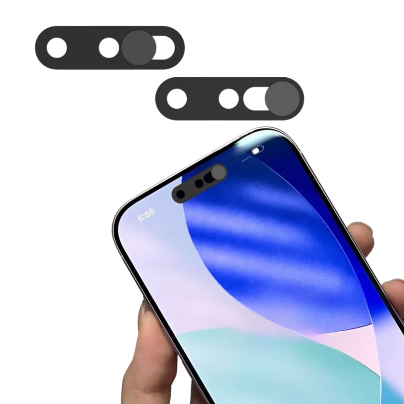 Velaporco Front Camera Cover, Camera Privacy Silder Compatible for iPhone 17/17 Air/17Pro/17 Pro Max, Webcam Cover Protect Priva