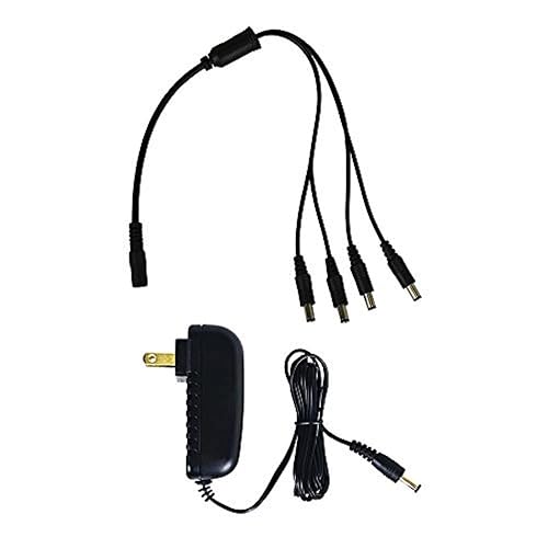 Night Owl Security Camera Power Adapter With 4 Way Power Splitter