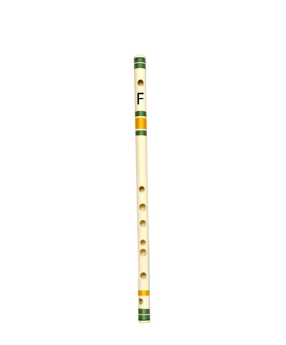 Ibda Flutes For Professional/Beginner Natural Scale Pvc Bansuri (A# Bass 21.25Inch)