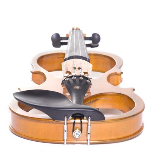 Cecilio 4/4Cevn-1Y Solid Wood Yellow Maple Metallic Electric/Silent Violin With Ebony Fittings In Style 1 (Full Size)